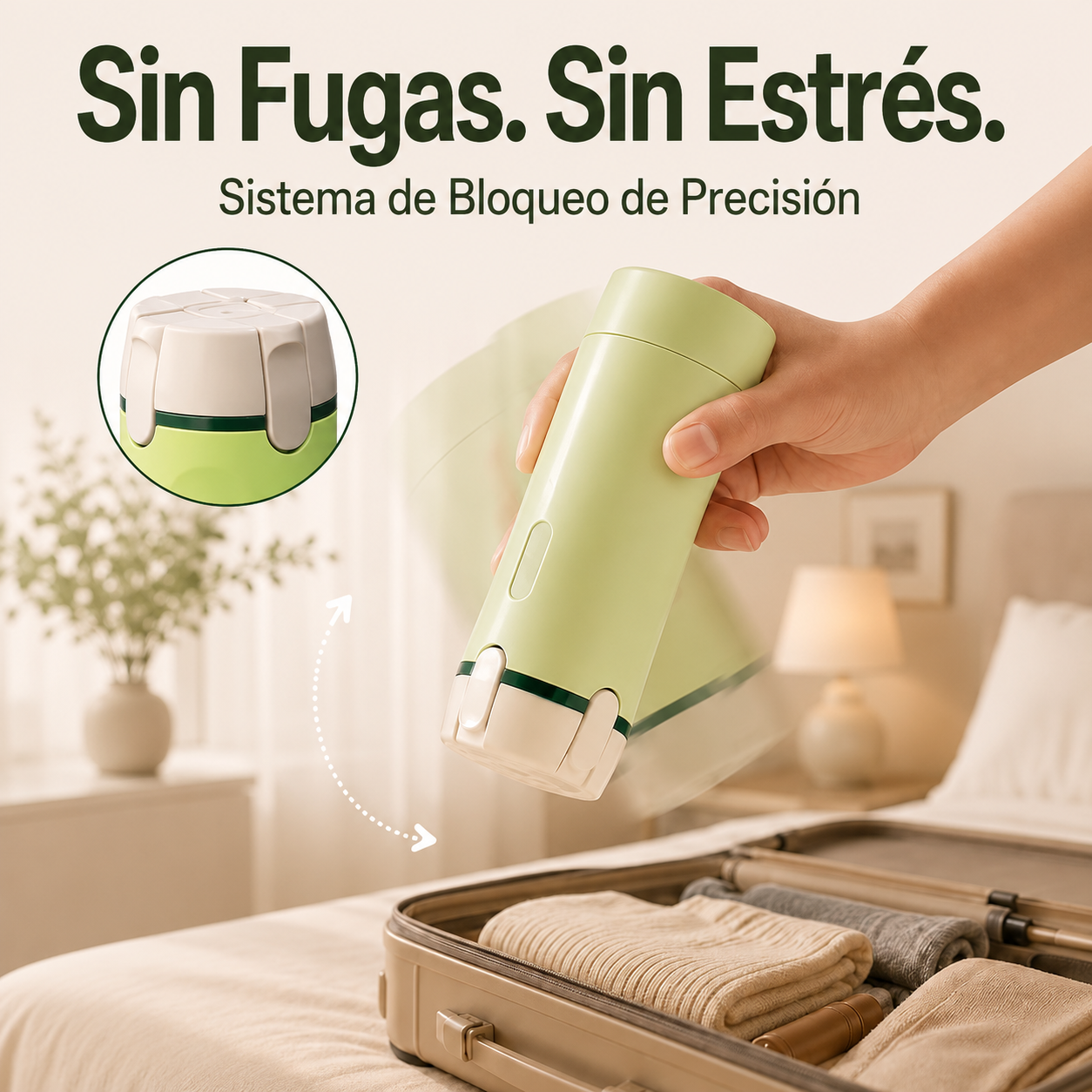 Dispensador Portátil 4 en 1